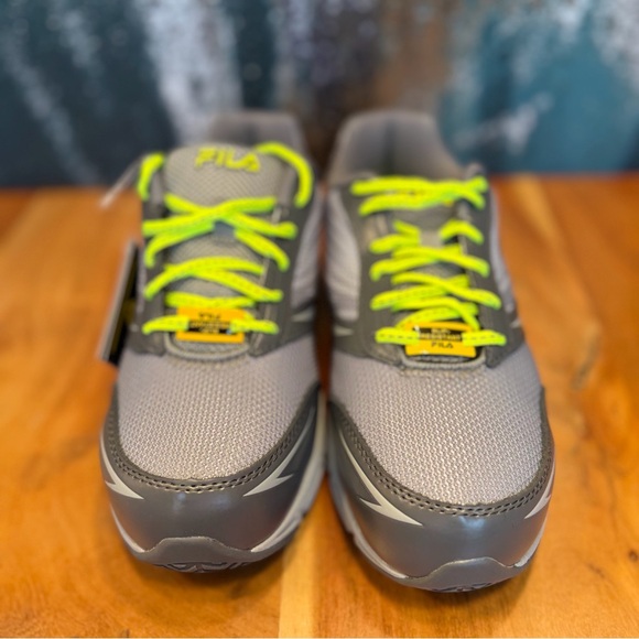 Fila Memory Reckoning 8 Slip Resistant Steel Toe Work Shoes- Size 8 women’s - Picture 4 of 10